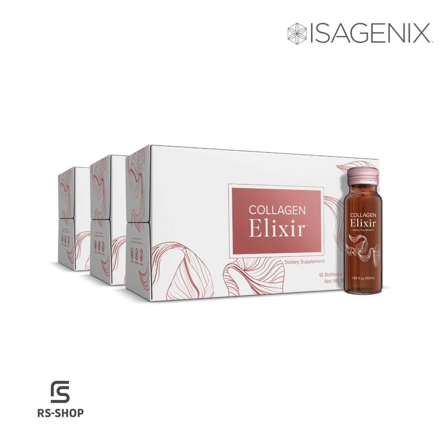 ISAGENIX - Collagen Elixir - 40 Flaschen