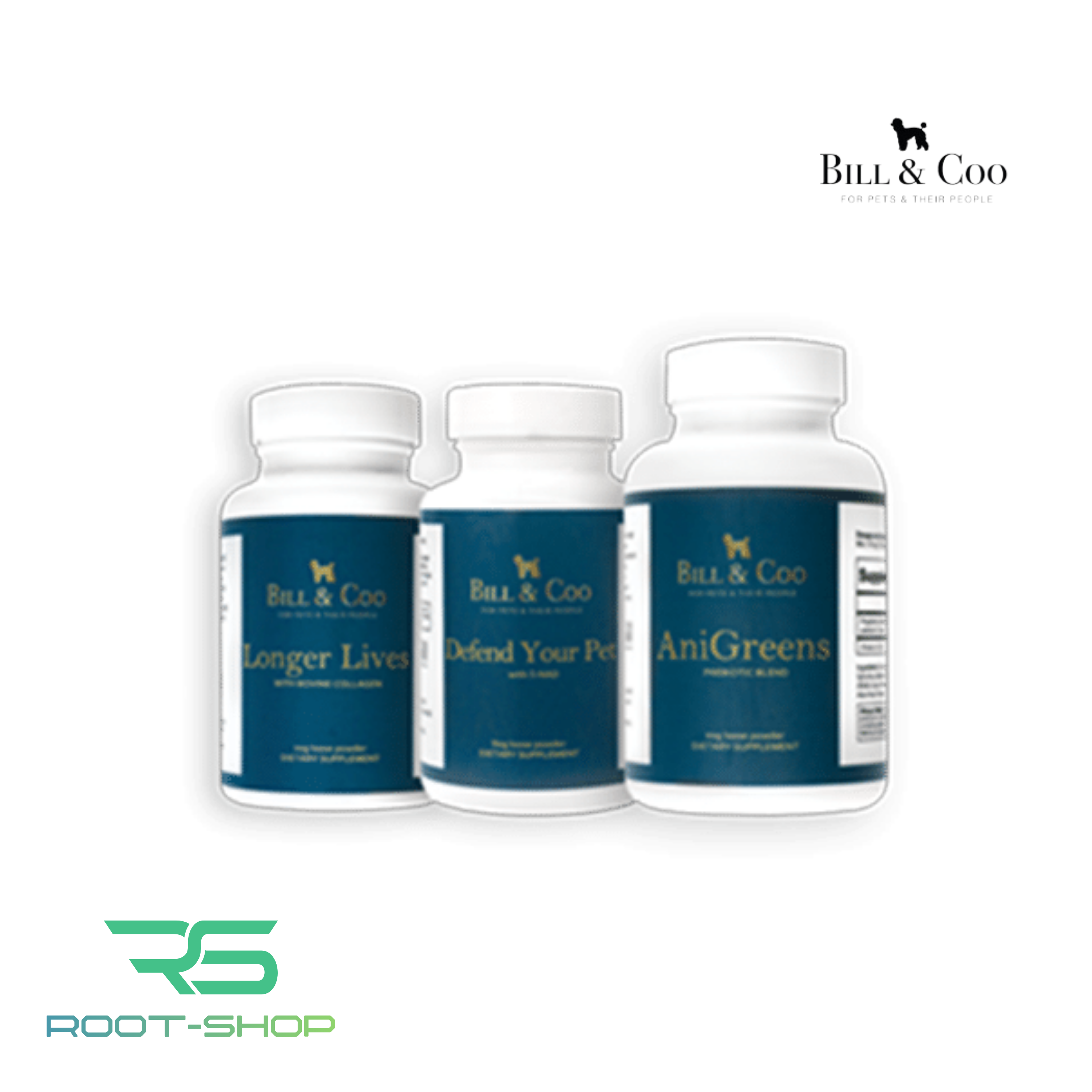 BILL &amp; COO Power Pack: 1x AniGreens, 1x Longer Lives, 1x Defend your Pet