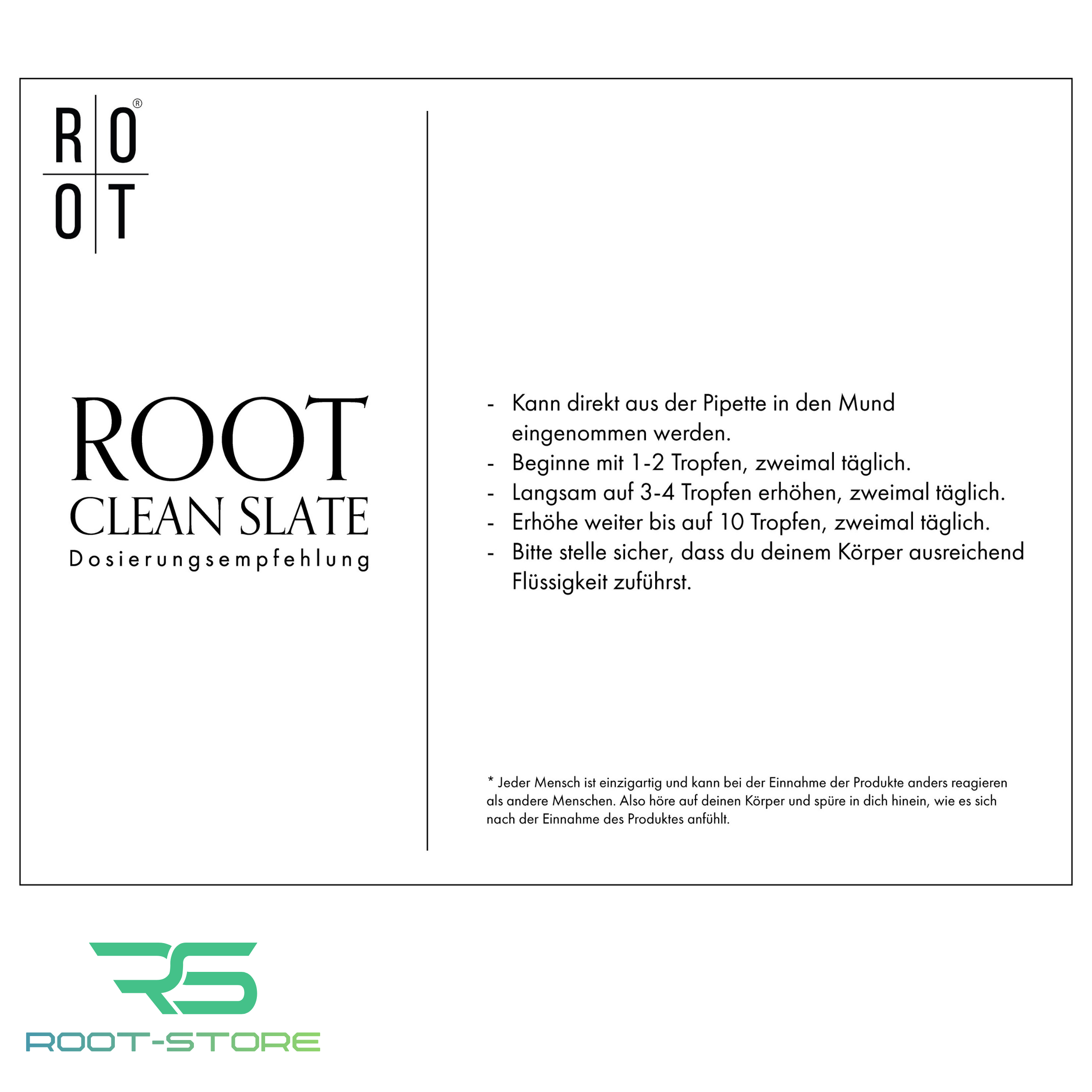 ROOT CLEAN SLATE