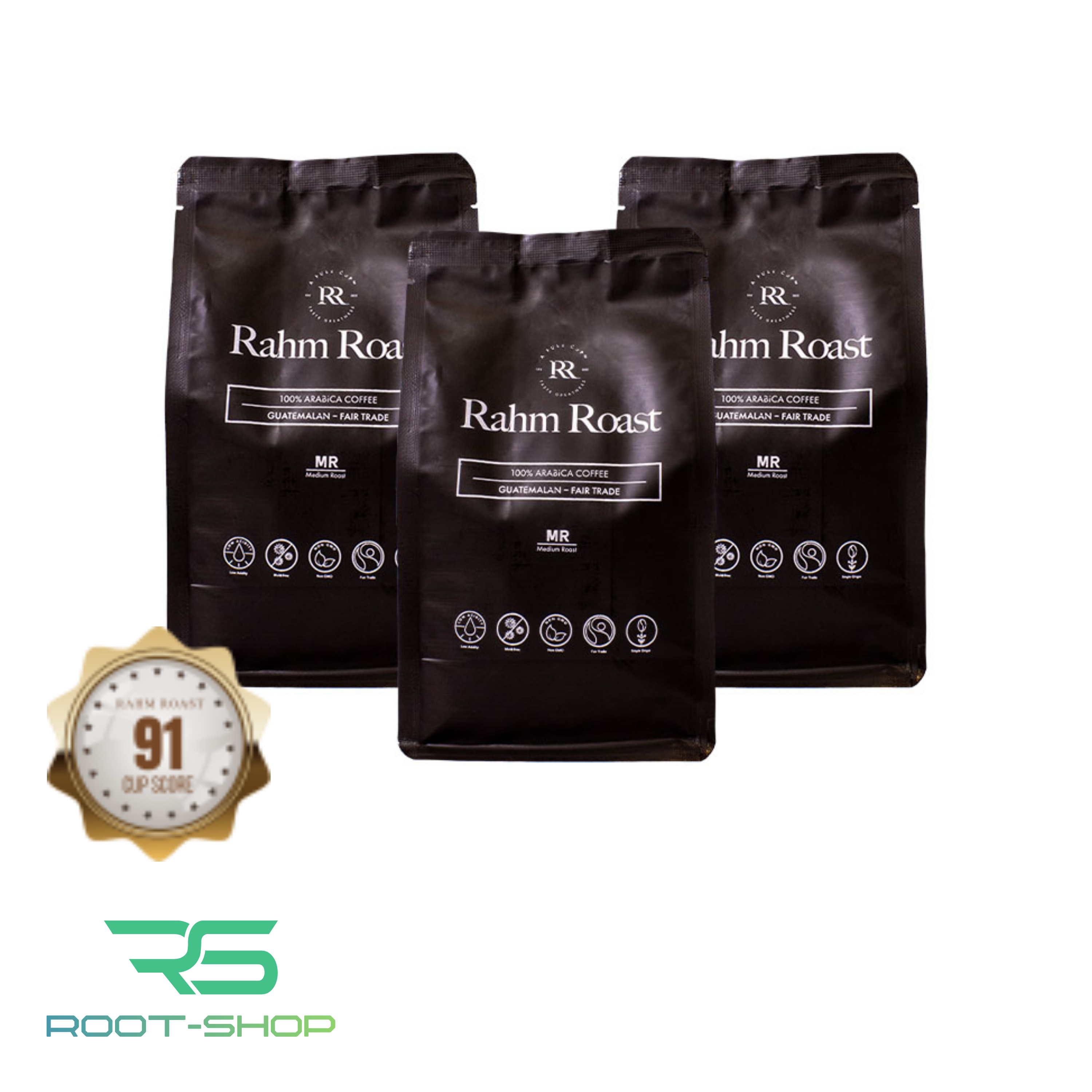 ROOT Cream Roast Coffee - 3x 500g 