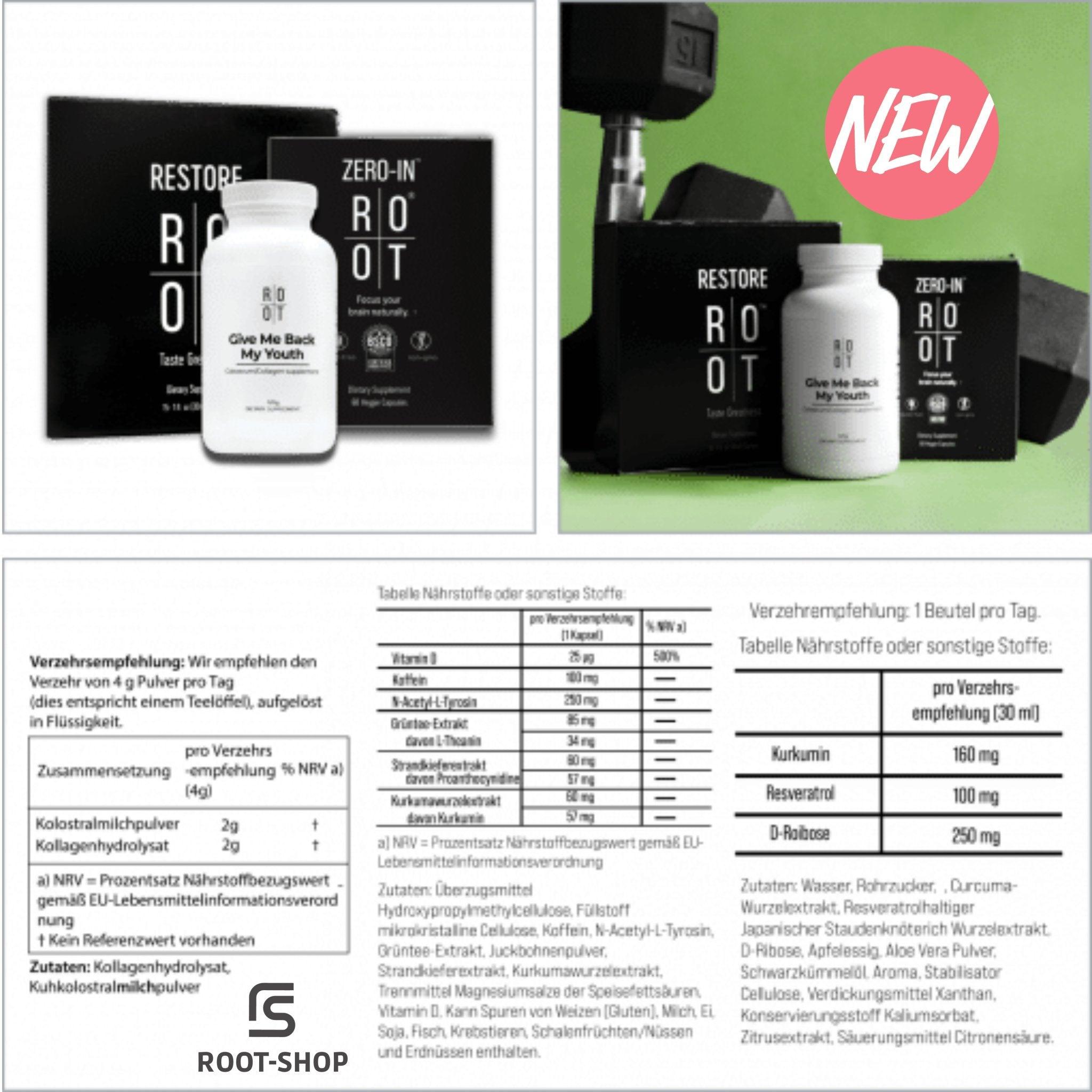 ROOT Performance Pack | 1x GMBMY 1x ZERO-In 1x RESTORE - ROOT-SHOP